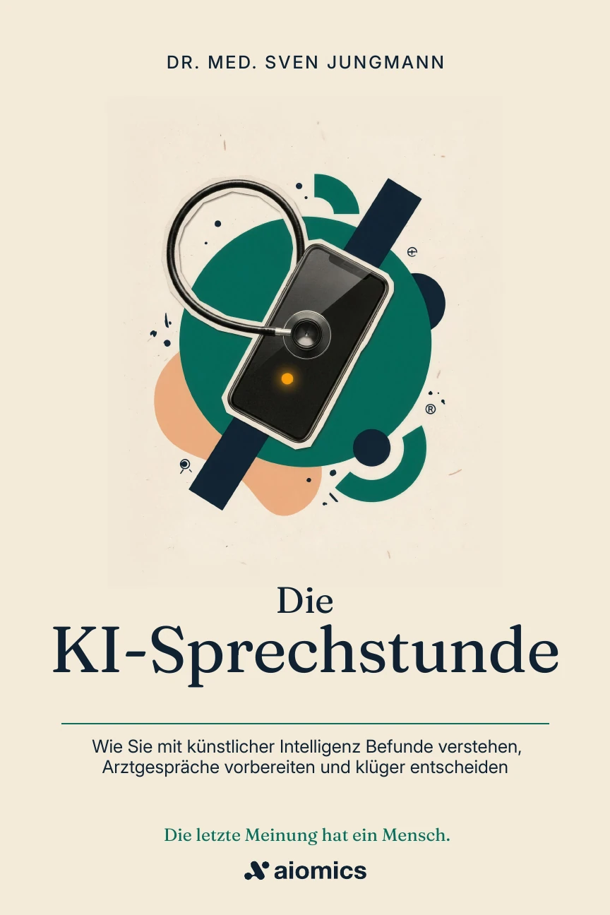 Book cover: Die KI-Sprechstunde